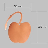навесные бирки для маркировки растений в виде оранжевого яблока