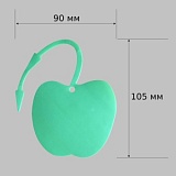 навесные бирки для маркировки растений в виде зеленого яблока