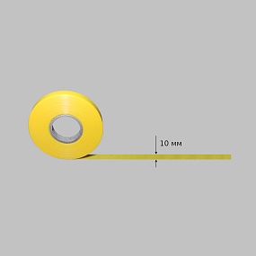 лента для тапенера желтая 10 мм 25 м